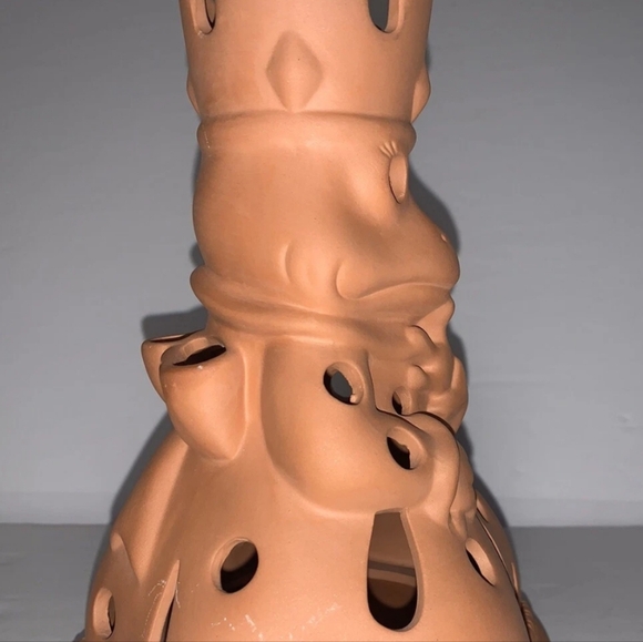 PartyLite Terracotta Frog Prince Princess Candle Holder - Picture 11 of 13